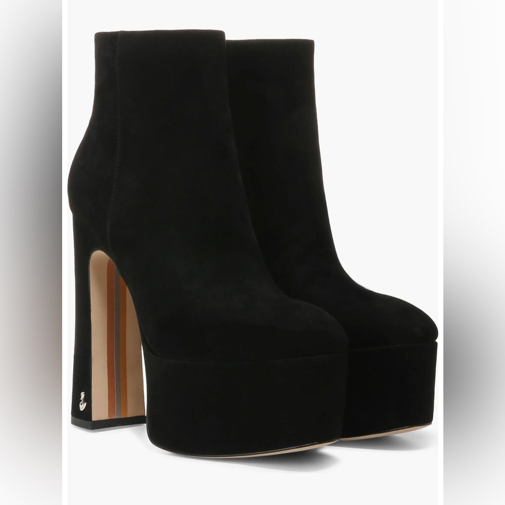 💕HOST PICK💕 SAM EDELMAN ‘Eli’ NIB Suede Platform Bootie. MSRP:$375, Size 8. - Picture 9 of 9